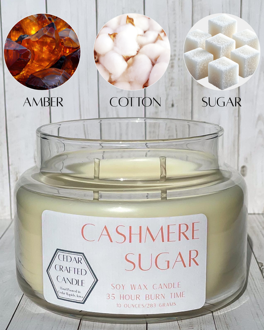 Cashmere Sugar 10 oz Candle