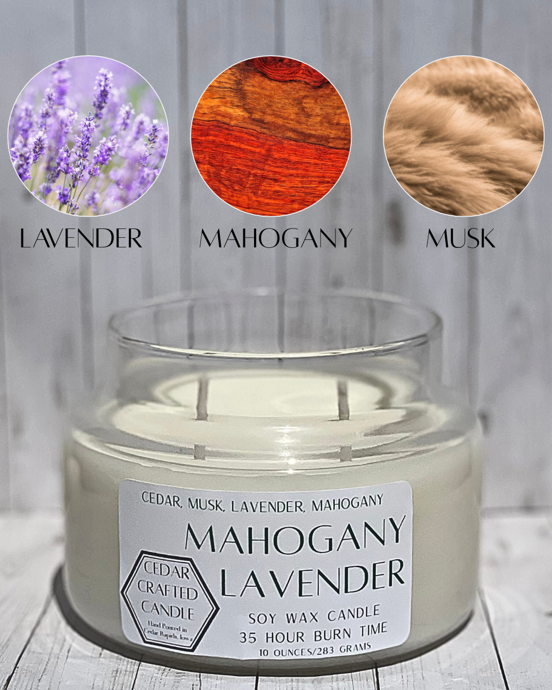 Mahogany Lavender 10 oz. Jar
