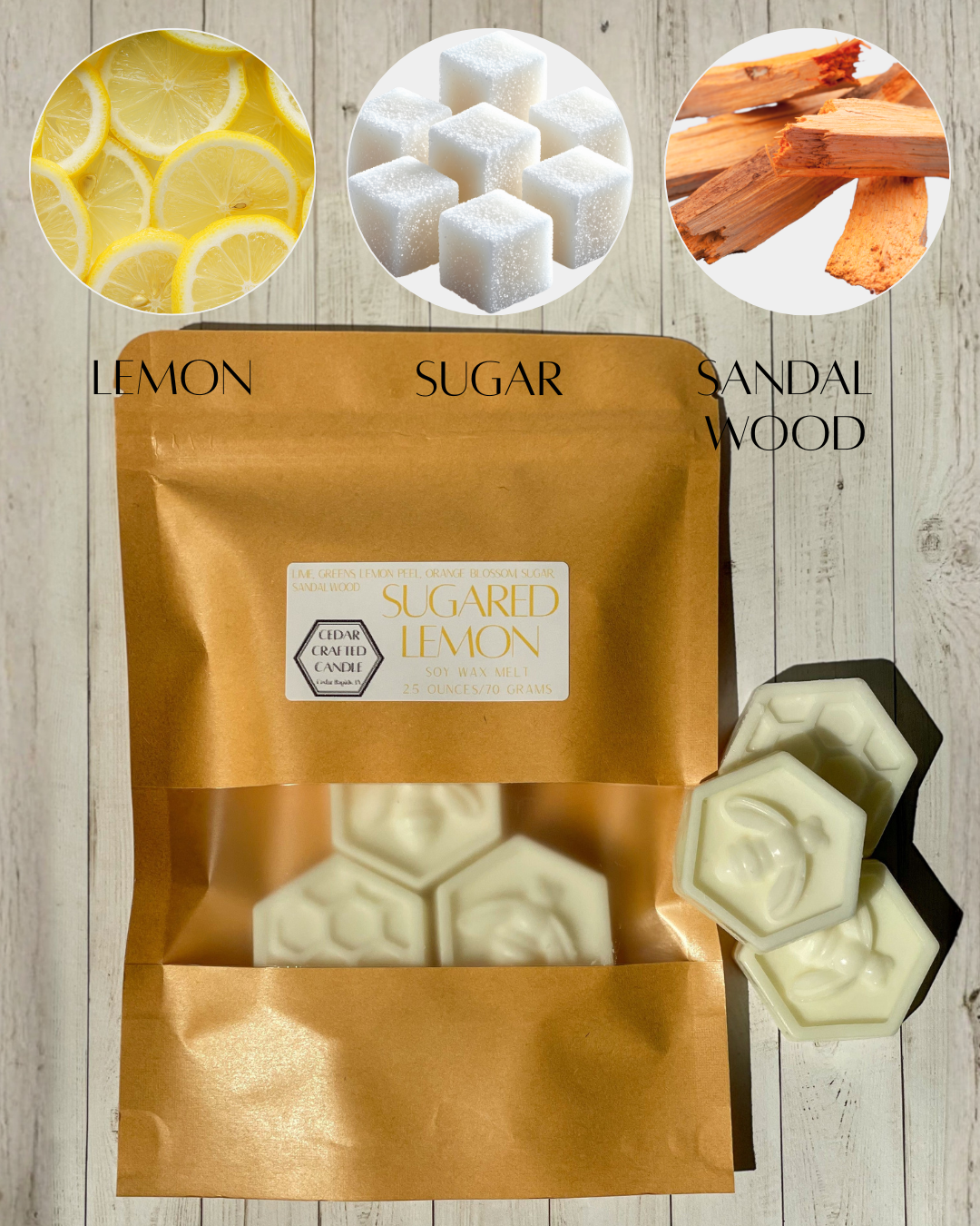 Sugared Lemon Wax Melt