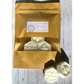 Hand-poured, nontoxic soy wax melts scented in Cashmere Sugar
